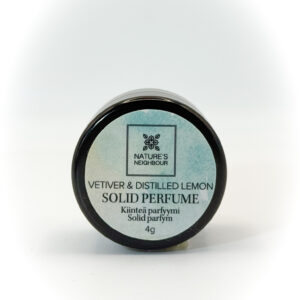 Vetiver & Distilled Lemon solid perfume